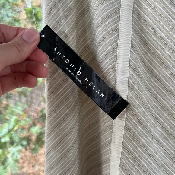 Antonio Melani Rosabel Meadowlands Midi Skirt Color Tawny Size 8. NEW - Picture 7 of 9